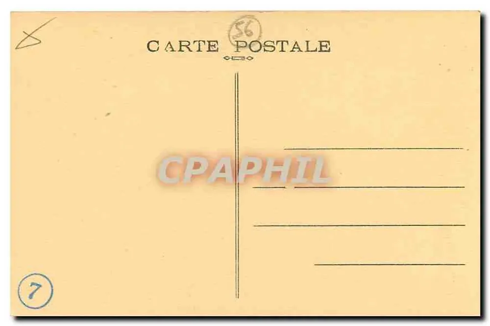 Belle-Île-en-Mer — Der Hund an der Pointe aux Poulains — Sammlung Petitjean, n°14 - Rückseite