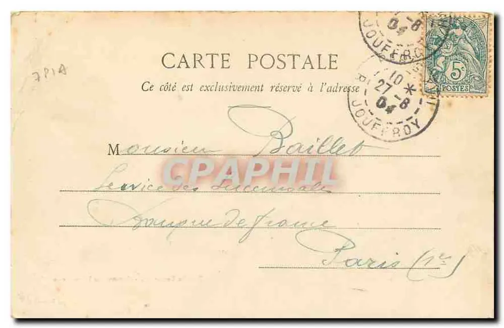 Parc de Versailles - Parterre de l'Orangerie — Mme Moreau, editora, Versailles - Verso