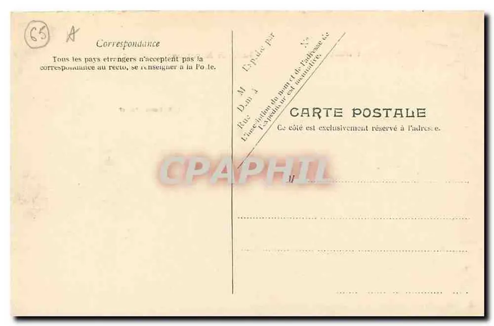 Cauterets — Vale de Marcadan — V.P. Paris No. 17 - Verso