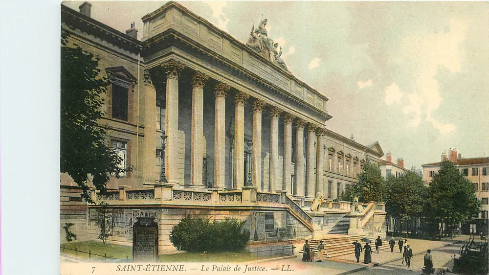 Saint-Étienne — Il Palazzo di Giustizia — LL. - Recto