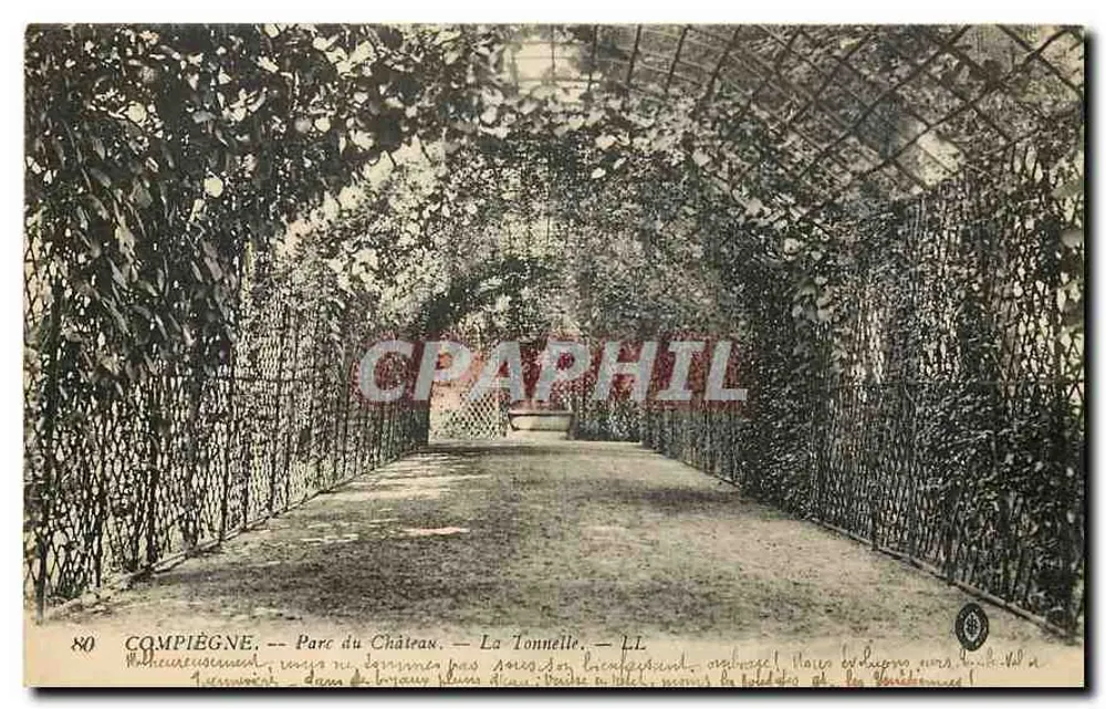 Compiègne — Park van het Kasteel — De Tonnelle — LL - Voorkant