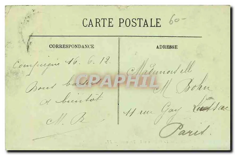 Compiègne — O Castelo e as Terras — LL. — n°98 - Verso