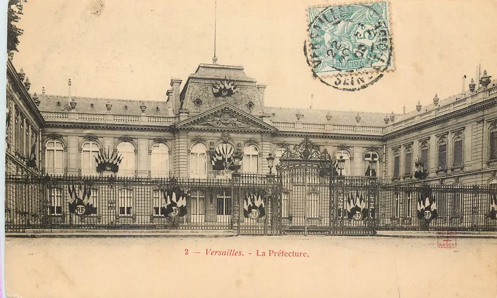 Versailles — Prefektura — wydawca Nancy, nr 2 - Awers