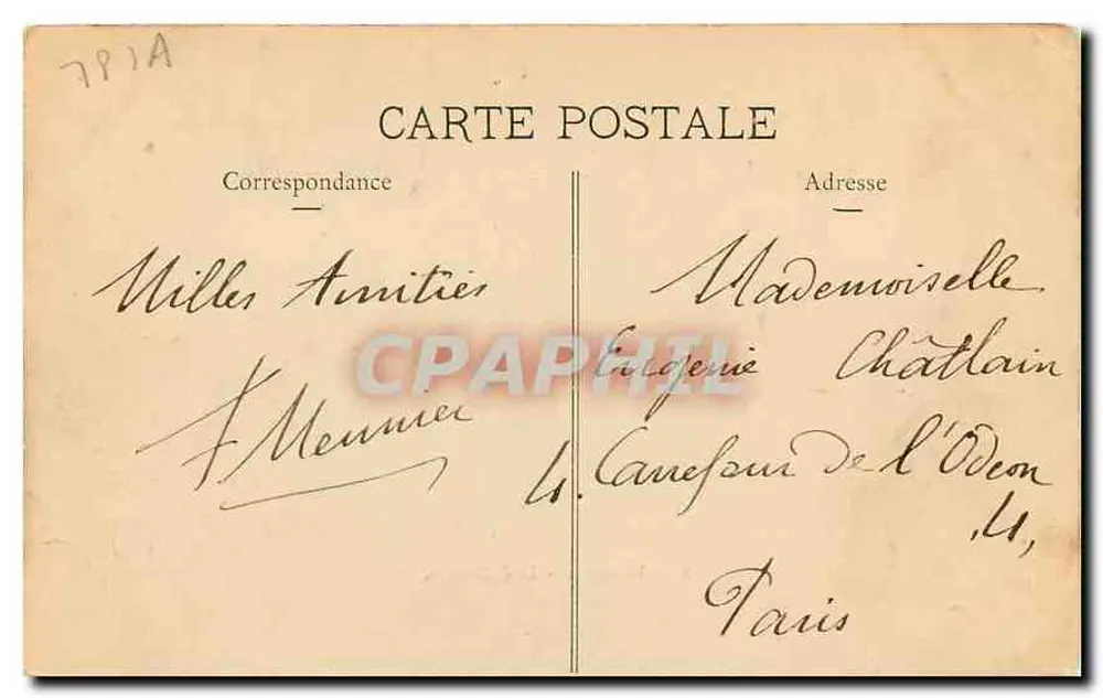 Versailles — Prefektura — wydawca Nancy, nr 2 - Rewers