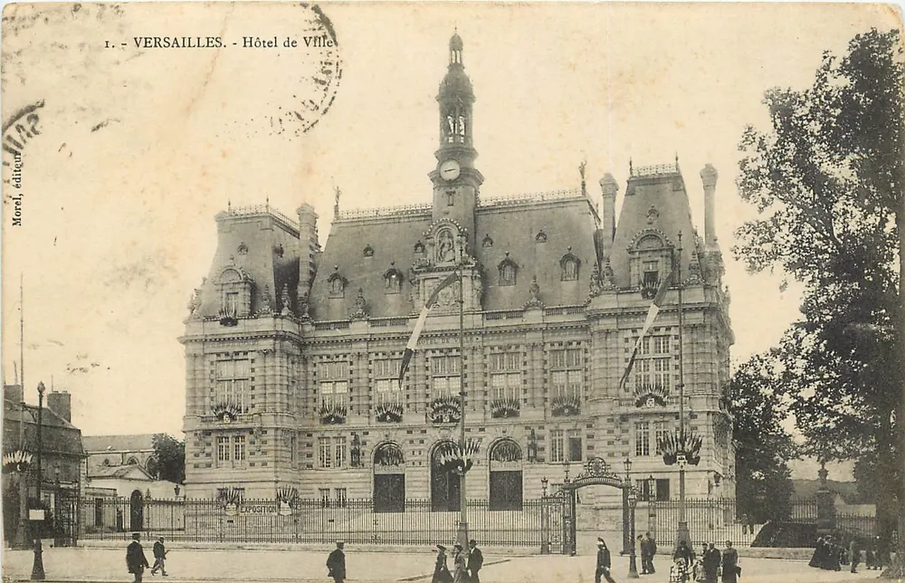 Versailles - Hôtel de Ville — uitgever Morel, n°1 - Voorkant