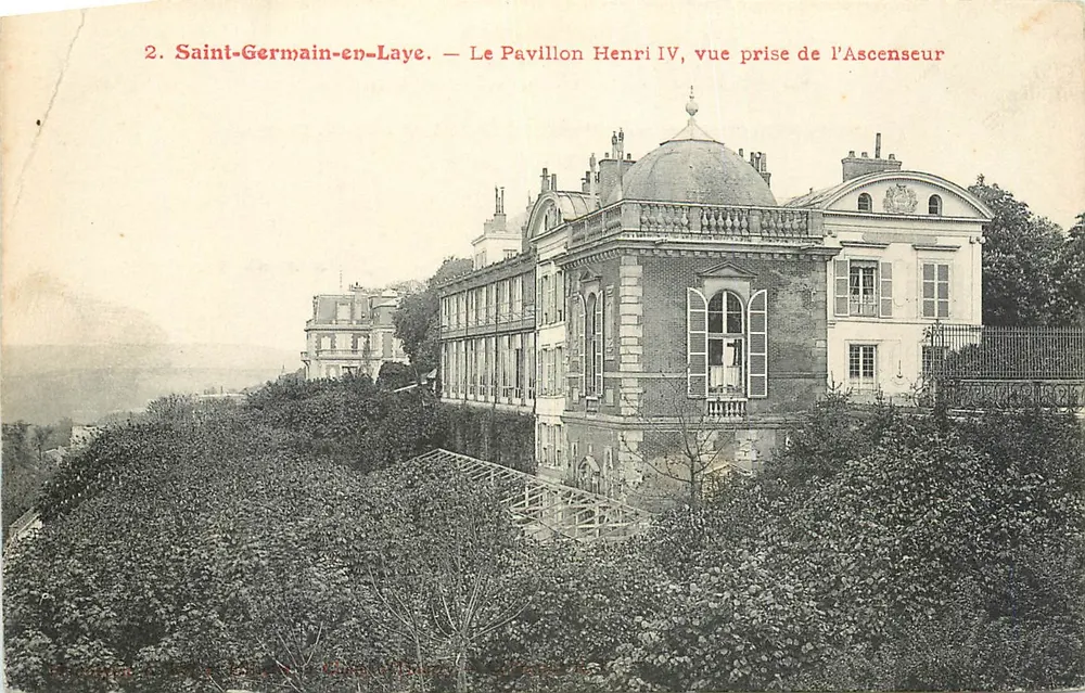 Saint-Germain-en-Laye — Das Pavillon Henri IV, Ansicht vom Aufzug — Verleger: Canon Tournier, Nr. 2 - Vorderseite