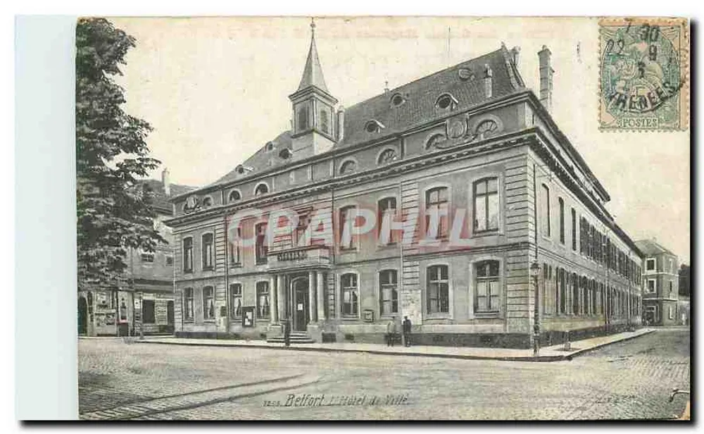 Hôtel de Ville — Belfort — Edição dos Grandes Magasins du Bon Marché - Frente