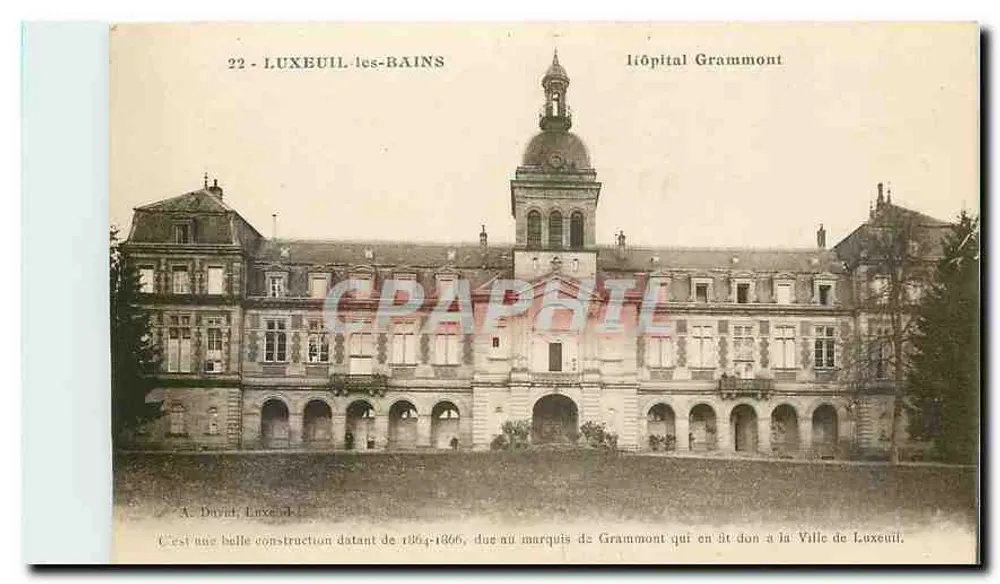 LUXEUIL-les-BAINS — Krankenhaus Grammont — A. David, Luxeuil - Vorderseite