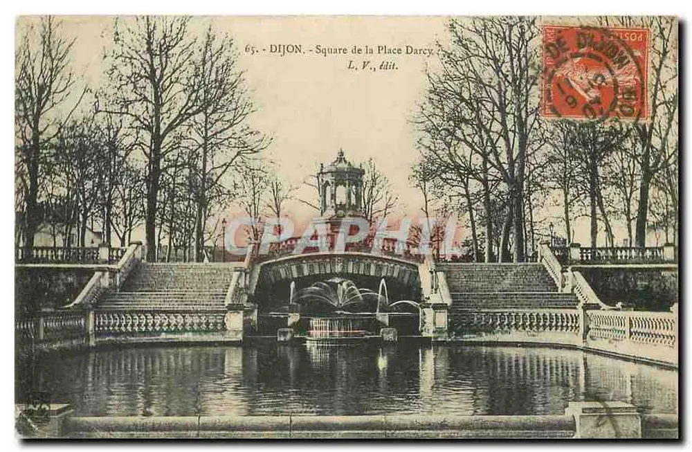 Dijon - Square da Place Darcy — L. V., editor - Frente
