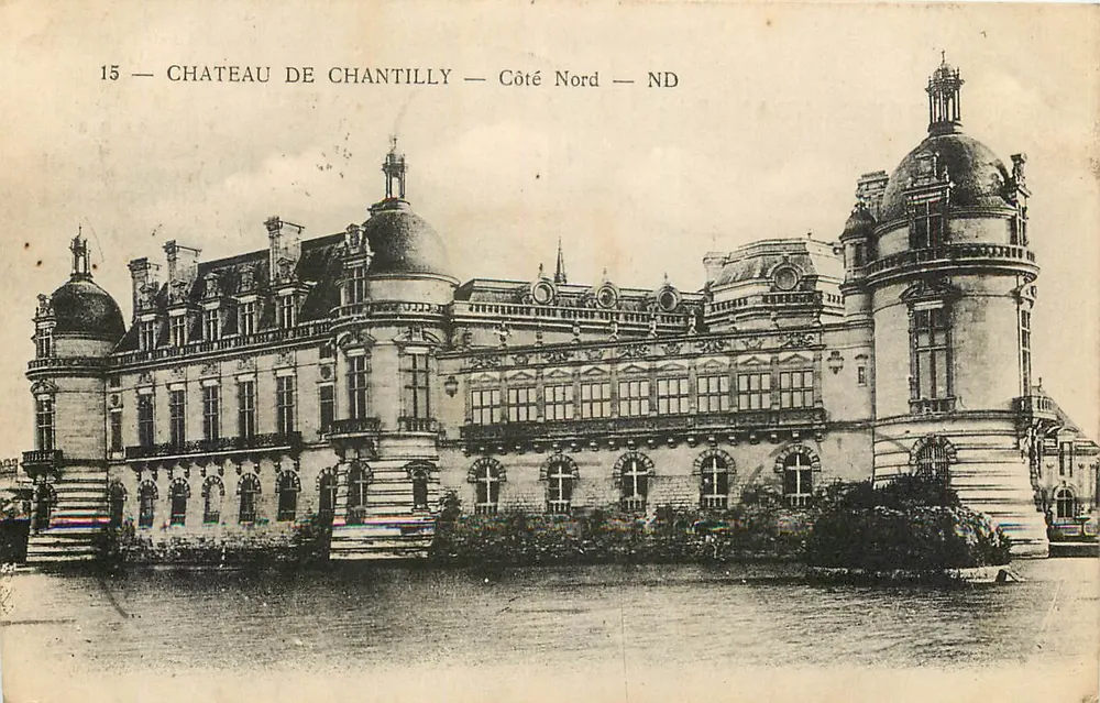 Castelo de Chantilly — Lado Norte — ND - Frente