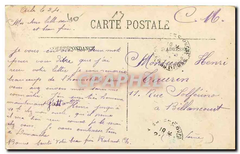 Arles — Las Arenas — Combate de Toros — SELECTA - Reverso