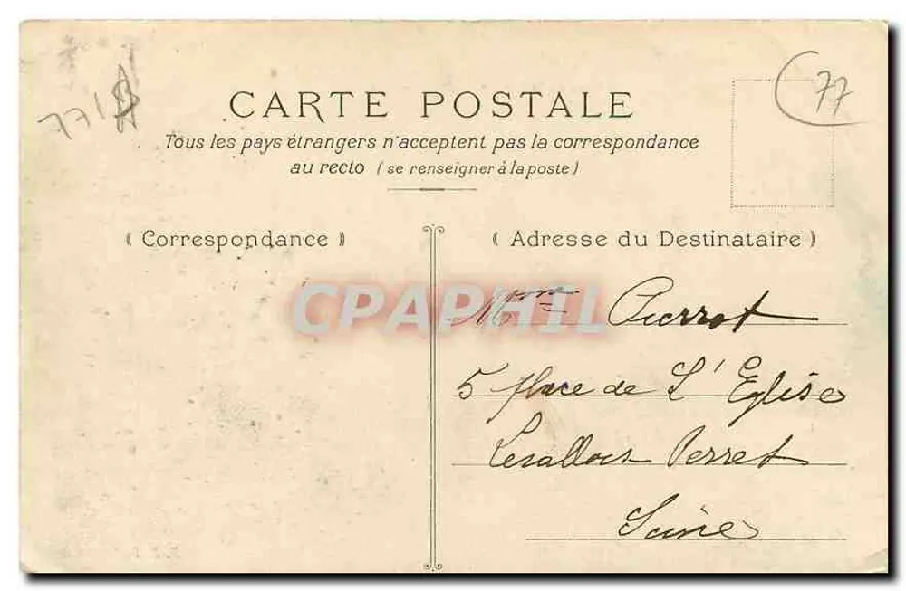 Sítios da Marne — Sancerre — editor não visível - Verso