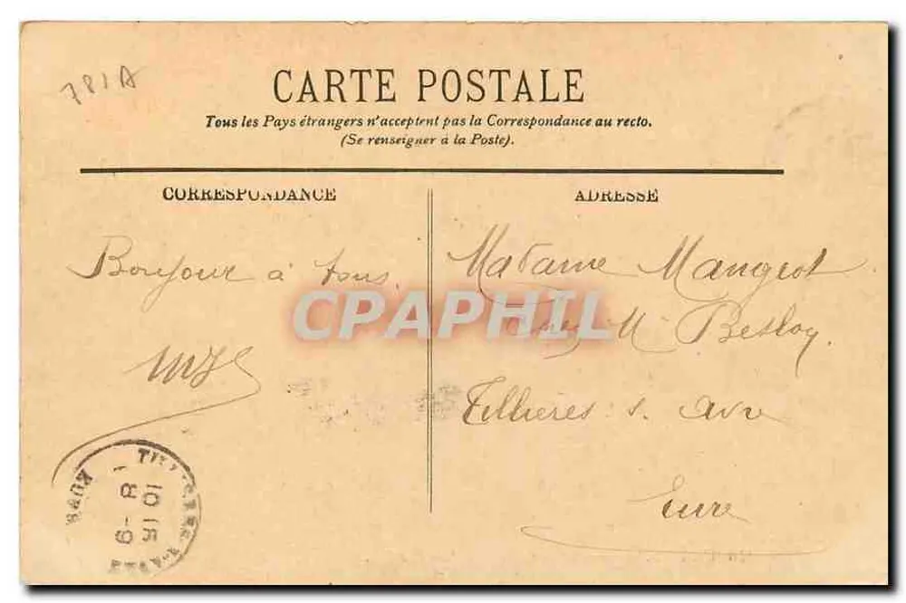 Rambouillet — O Castelo (Lado Sudoeste) — LL. - Verso