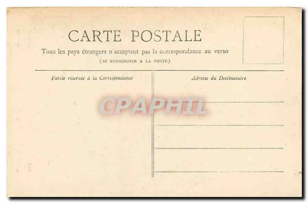 Les Invalides — Paris — Collection Petit Journal - Verso