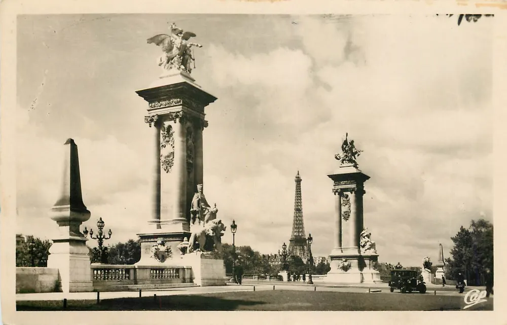 Ponte Alexandre III — Paris — editor C.A.P. n°16 - Frente