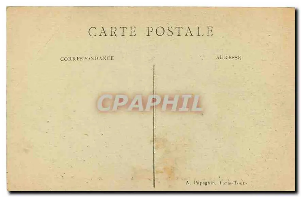Paris — A Vista da Rue St Antoine — A.P. St-Antony Street - Verso