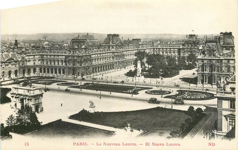Paris — O Novo Louvre — El Nuevo Louvre — ND. — N° 13 - Frente