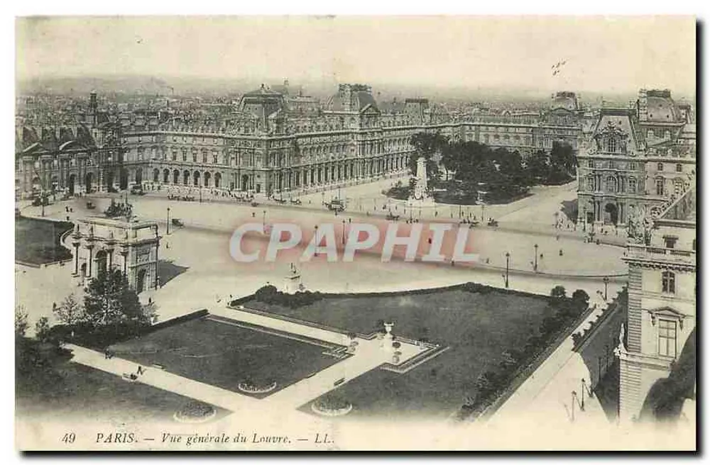 Paris — Vista geral do Louvre — LL. — n°49 - Frente