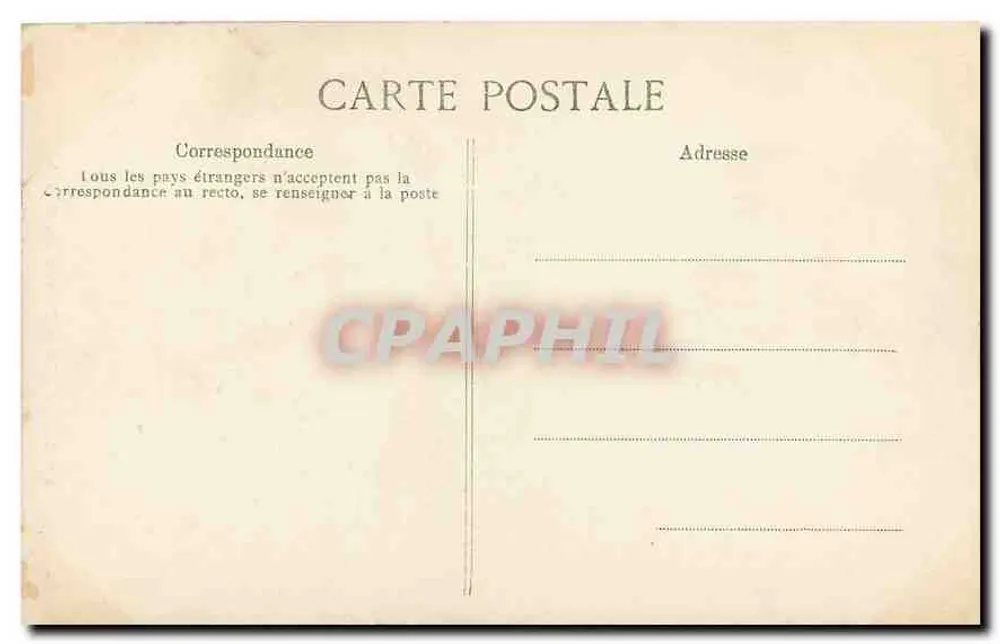 Paris — Palácio do Senado — Editor E.D. n° 4212 - Verso