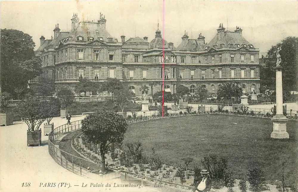 Paris (VIe) — O Palácio do Luxemburgo — E.L. n°158 - Frente