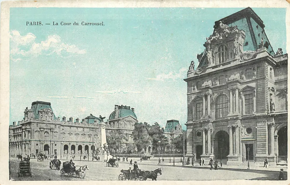 PARIS — A Cour du Carronssel — J.C. PARIS - Frente