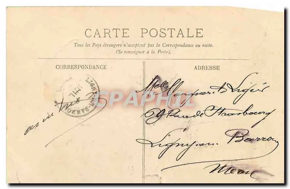 PARIS — Le Bois de Boulogne — Les Acacias — LL. — n° 338 - Verso