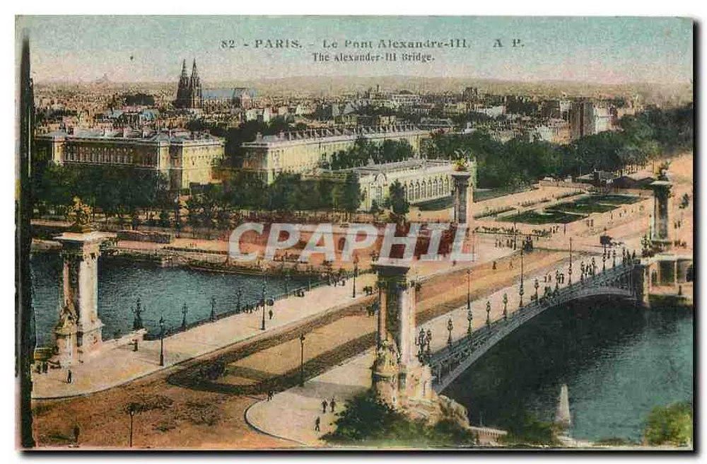 Paris - O Ponte Alexandre-III — A.P. (editor A.P.) - Frente