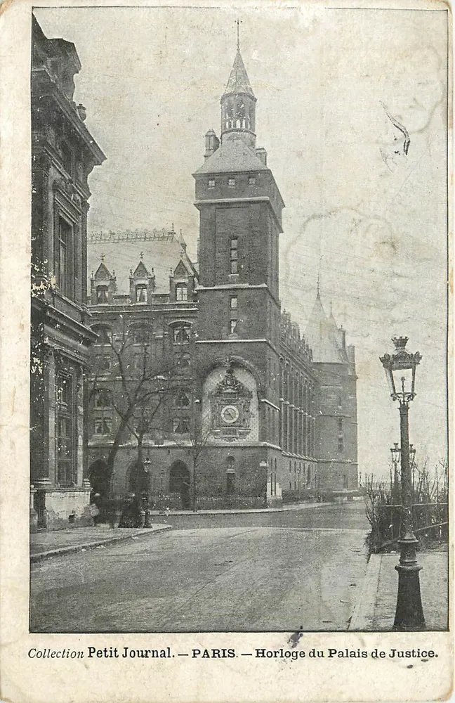 Paris — Uhr des Palastes der Gerechtigkeit — Sammlung Petit Journal - Vorderseite