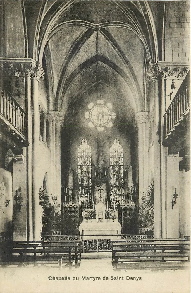 Capela do Martírio de São Danys — interior — editor A. Simi-Bronure, Paris - Frente