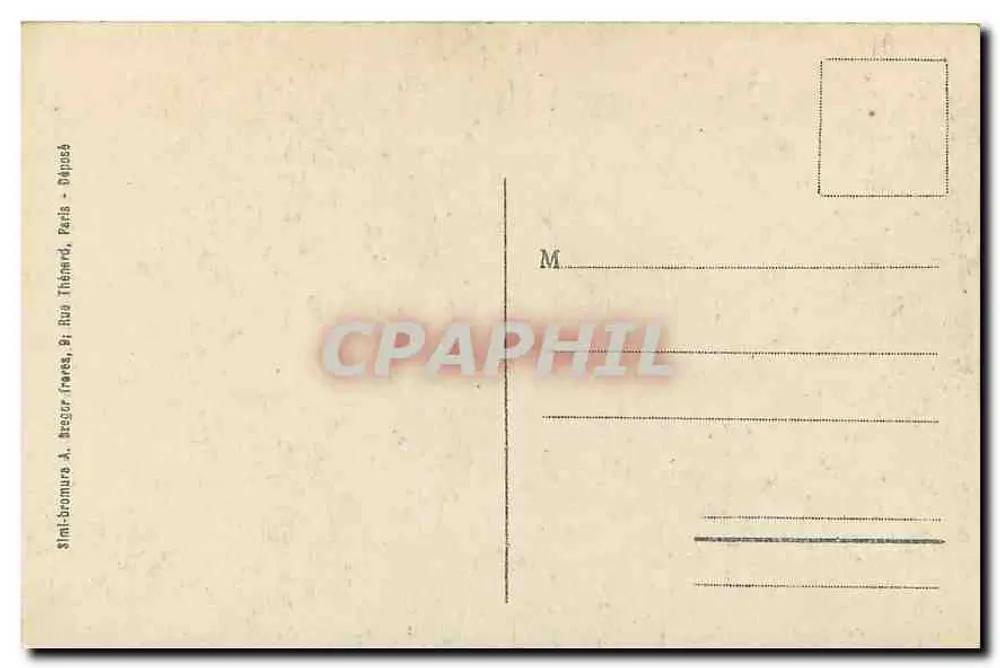 Capela do Martírio de São Danys — interior — editor A. Simi-Bronure, Paris - Verso