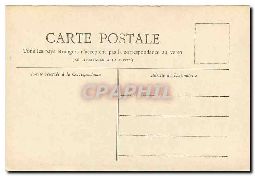 Paris — O Vale de Grâce — Coleção Petit Journal - Verso