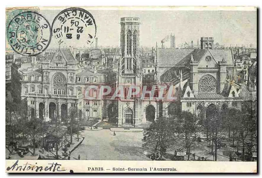 Paris — Saint-Germain-l'Auxerrois — Antoinette - Frente