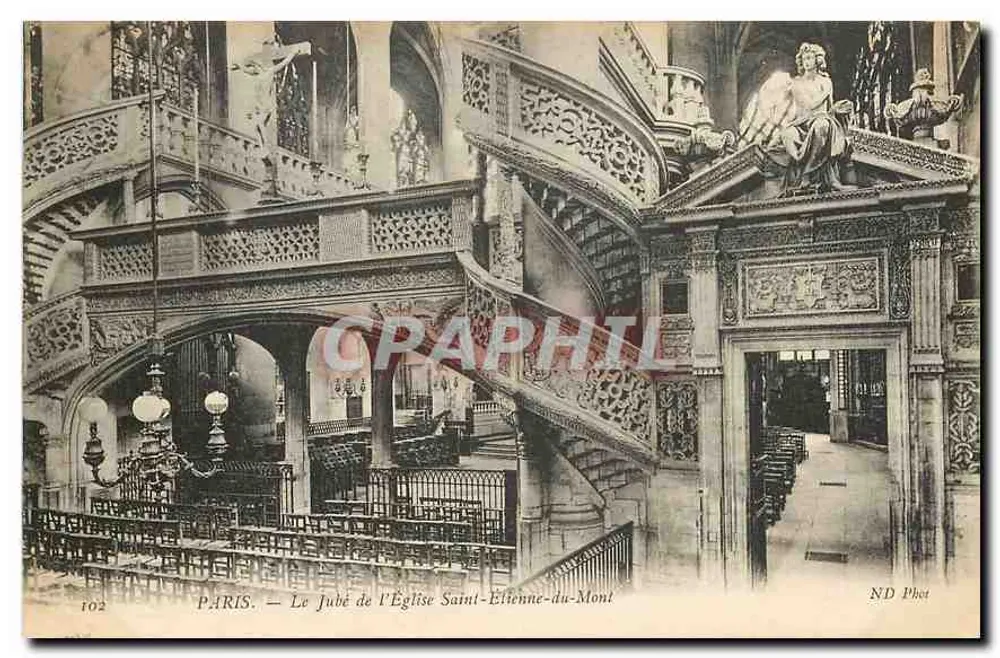 Paris — Der Chorvorhang der Kirche Saint-Etienne-du-Mont — ND Phet, n°102 - Vorderseite