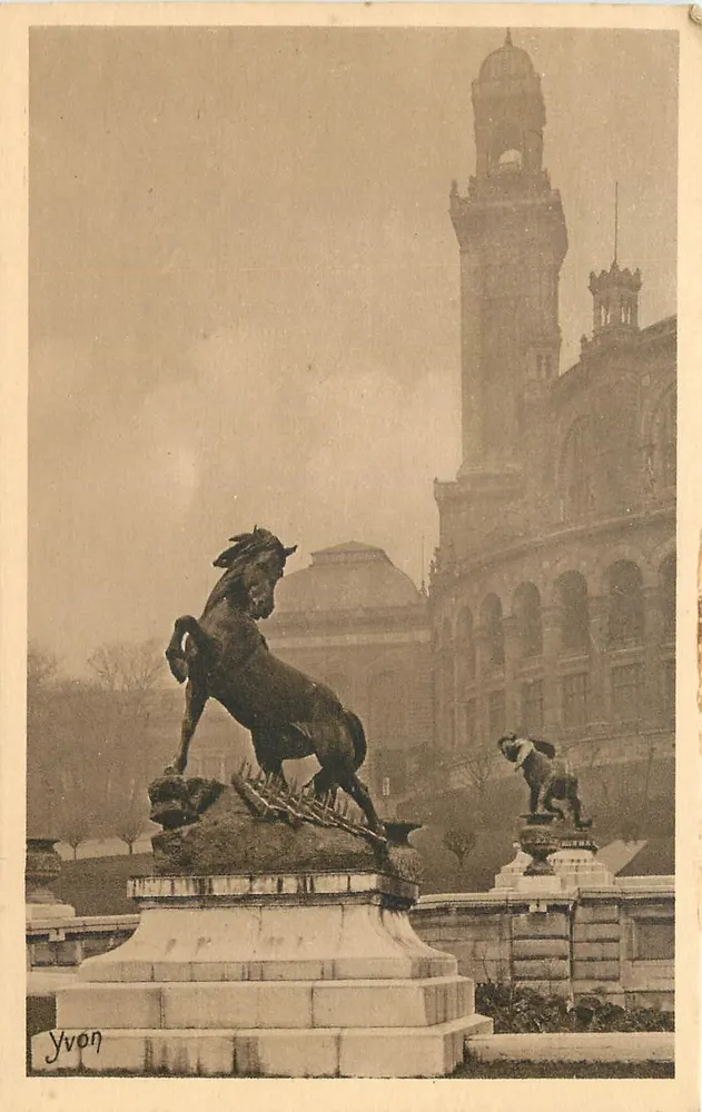 Reitstatue — Jardins du Trocadéro — Art Edition YVON - Vorderseite