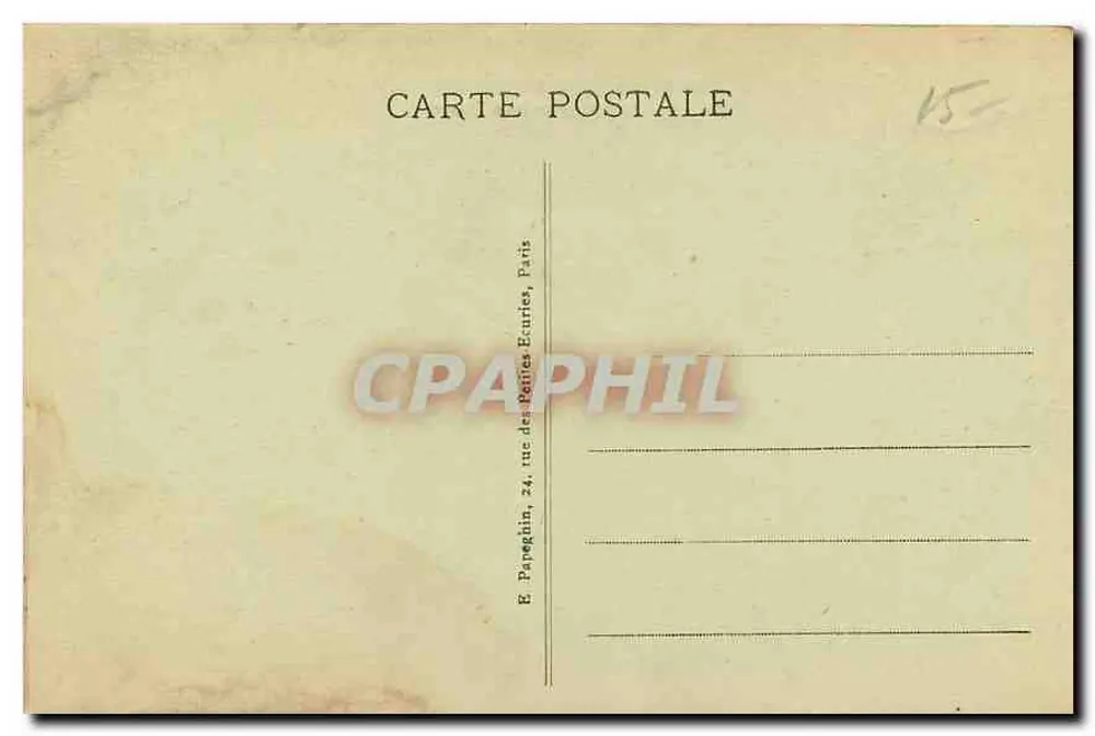 Paris - Ansicht der Avenue de l'Opéra vom Hôtel du Louvre - A. P. - Rückseite