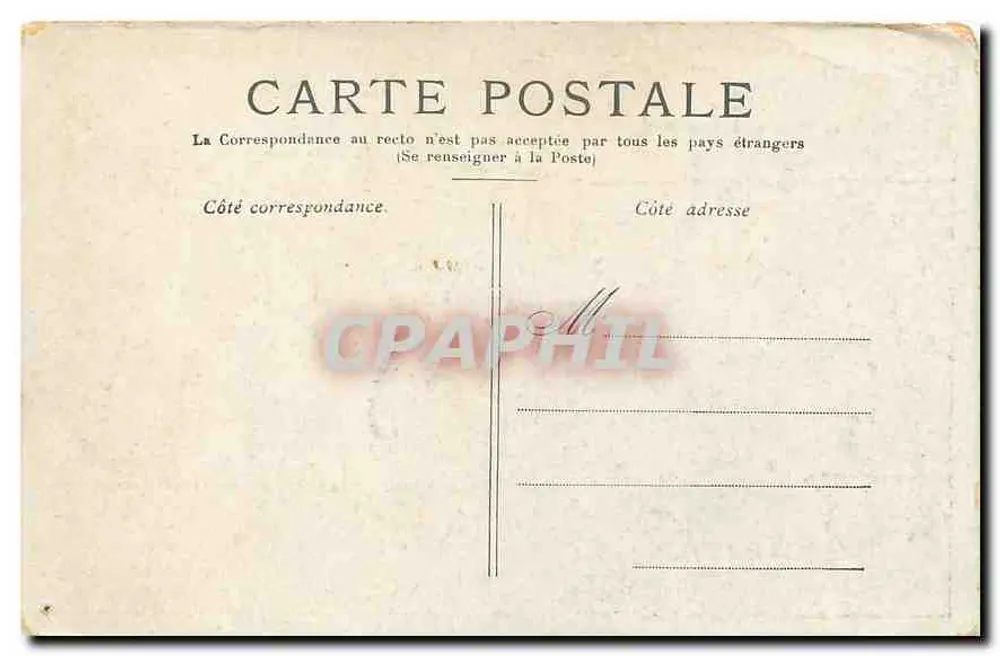 PARIS — A Place de la Concorde — Editor não visível - Verso