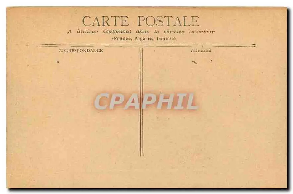 Paris - Le Palais de Justice & la Ste. Chapelle - Verso