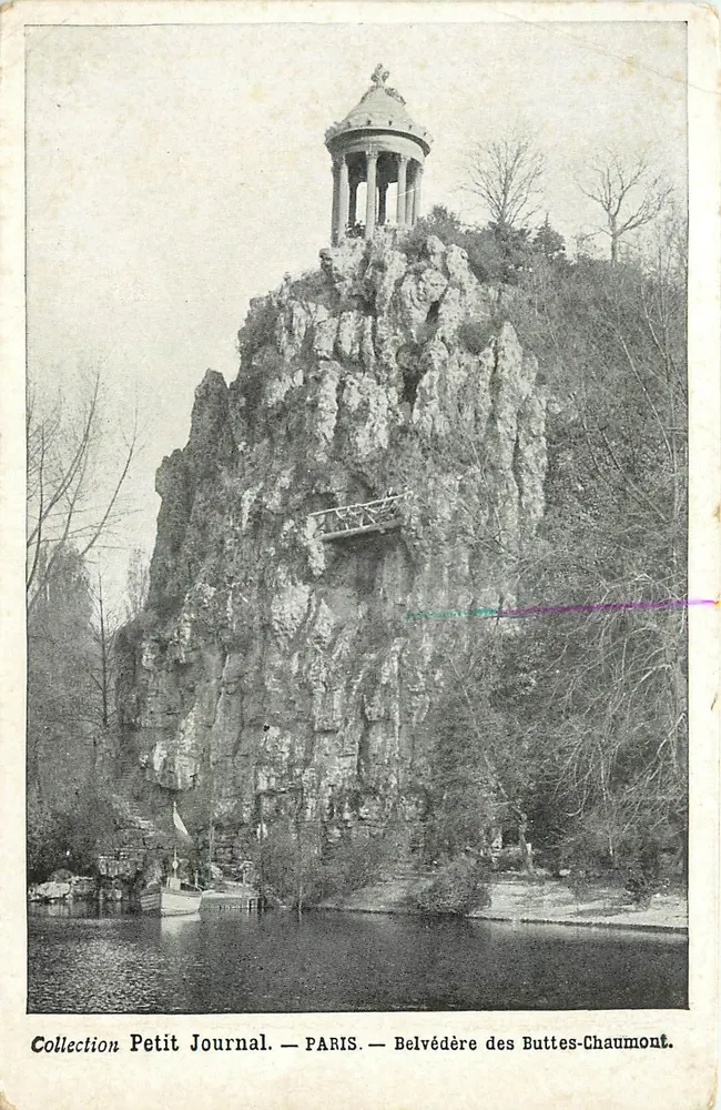 Belvedere der Buttes-Chaumont — Paris — Sammlung Petit Journal - Vorderseite