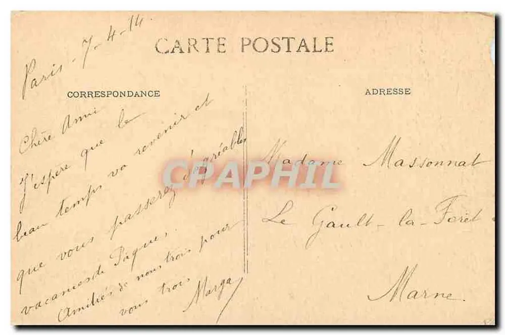 O Boulevard des Capucines em 1830 — segundo um desenho da época — ELD - Verso