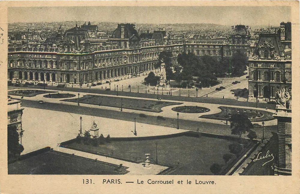 PARIS. — Il Carrousel e il Louvre. — Lélys, n°131 - Recto