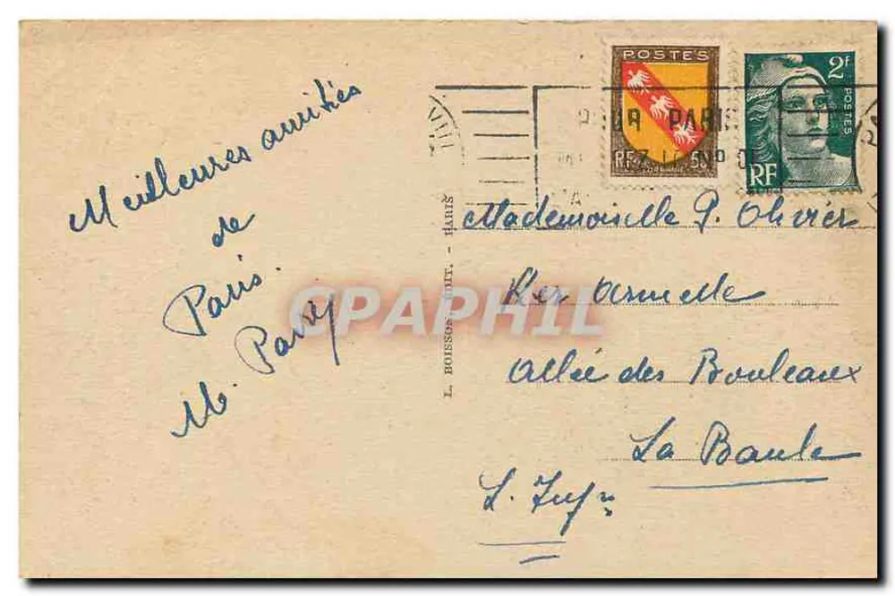 PARIS. — Il Carrousel e il Louvre. — Lélys, n°131 - Verso