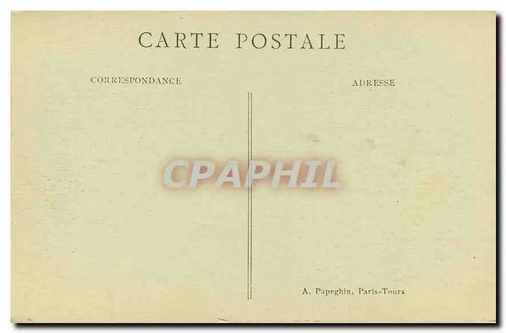 Paris — Le Panthéon et la Rue Soufflot — A.P. n°251 - Verso