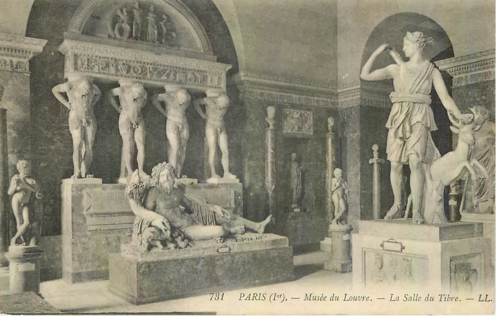 Paris (1er) — Musée du Louvre — La Salle du Tibre — LL. — N° 731 - Recto