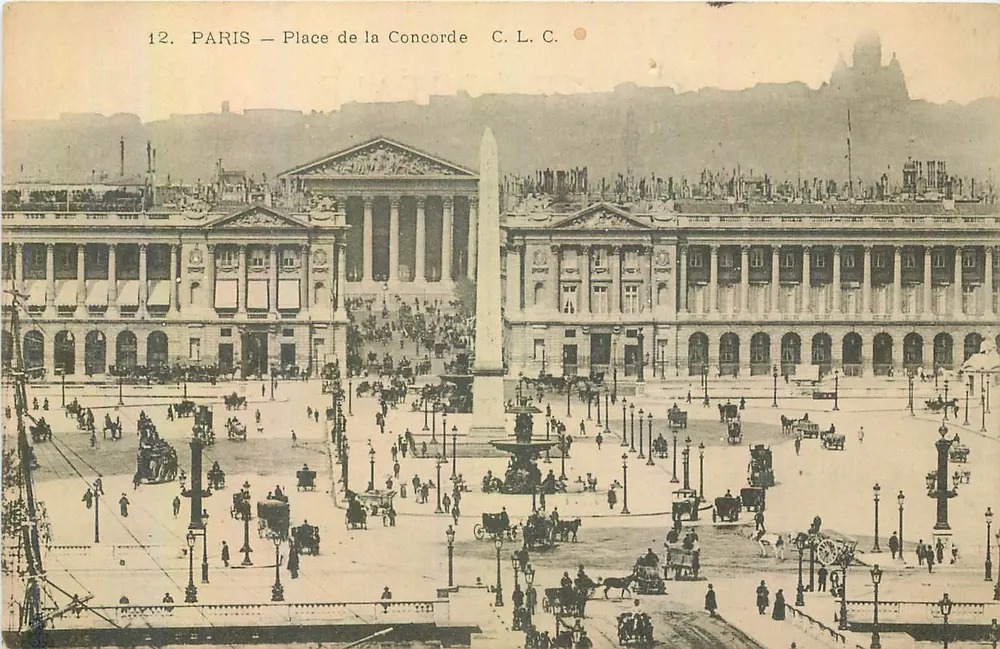 PARIS — Praça da Concórdia — C. L. C. n°12 - Frente
