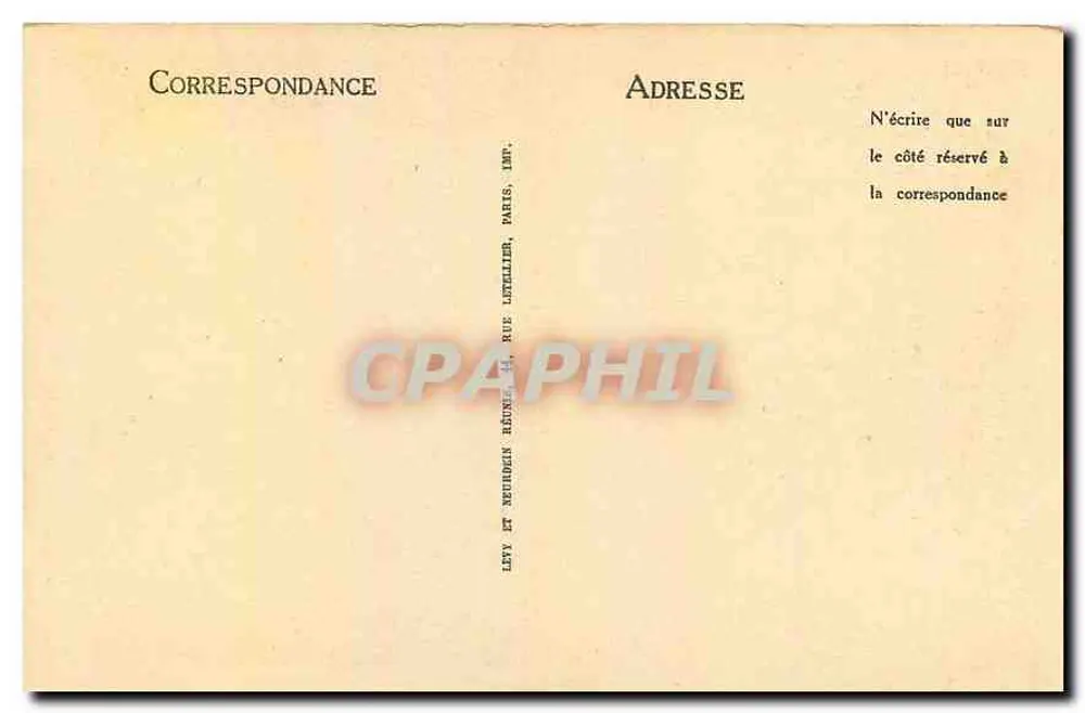 Paryż — wnętrze katedry St-Germain-l'Auxerrois — LL nr 549 - Rewers