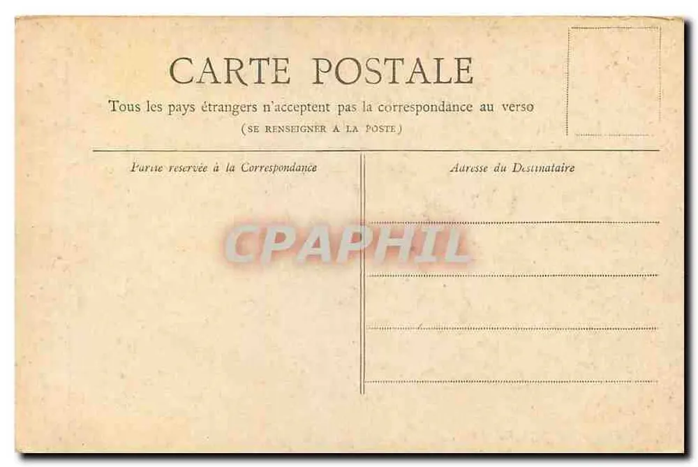 Les Invalides — Paris — Coleção Petit Journal - Verso