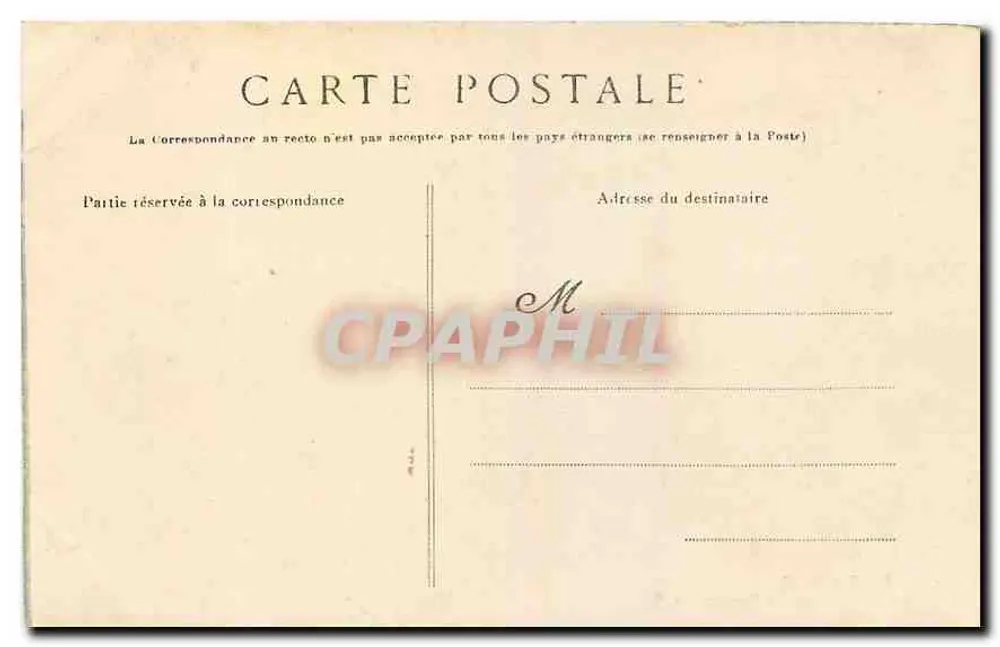 Les Buttes Chaumont — « Panorama » — G.C.A. Paris n°3025 - Verso