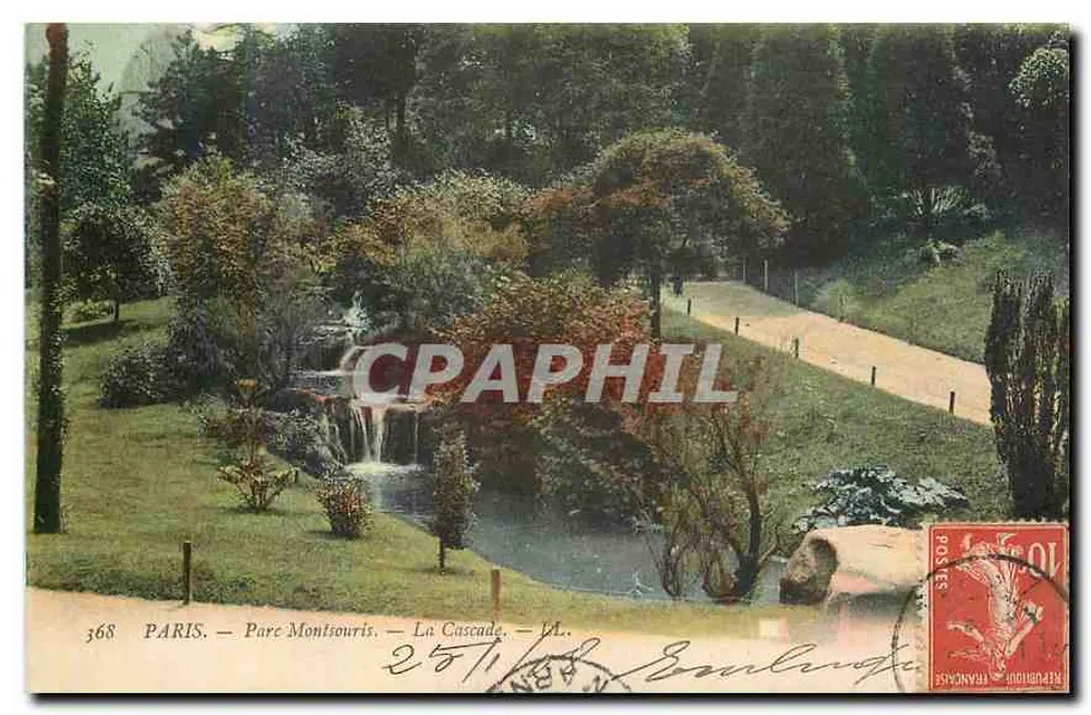Parijs — Parc Montsouris — De Waterval — n° 368 - Voorkant