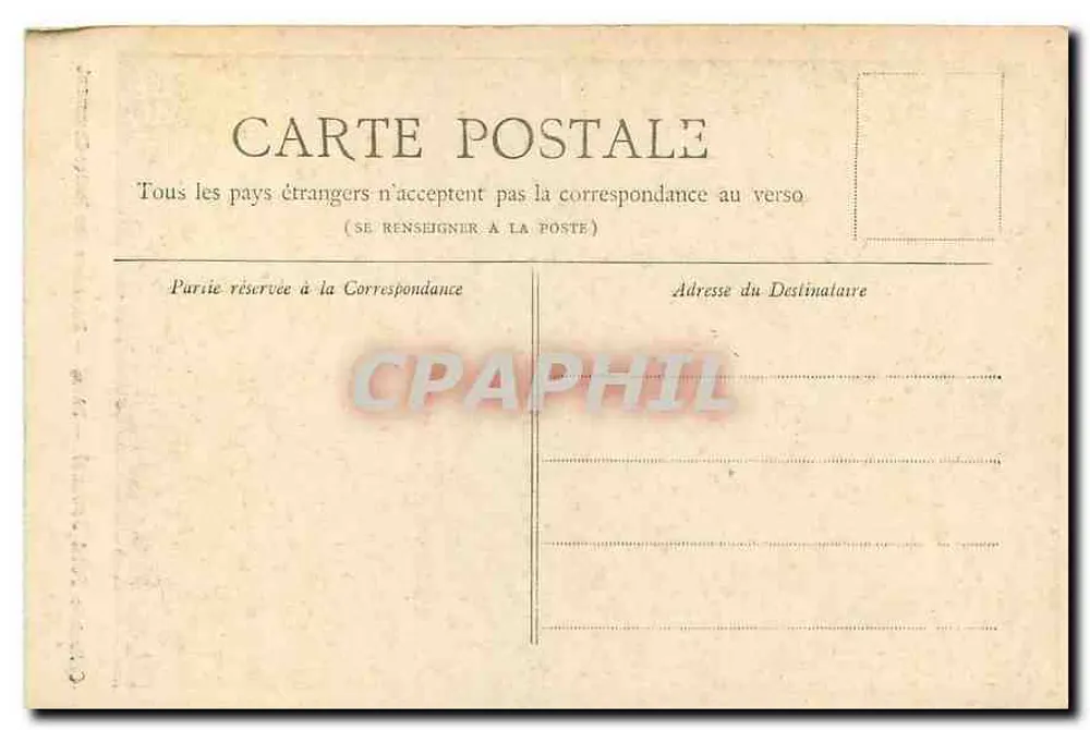 Belvédère des Buttes-Chaumont — Paris — Collection Petit Journal - Rückseite