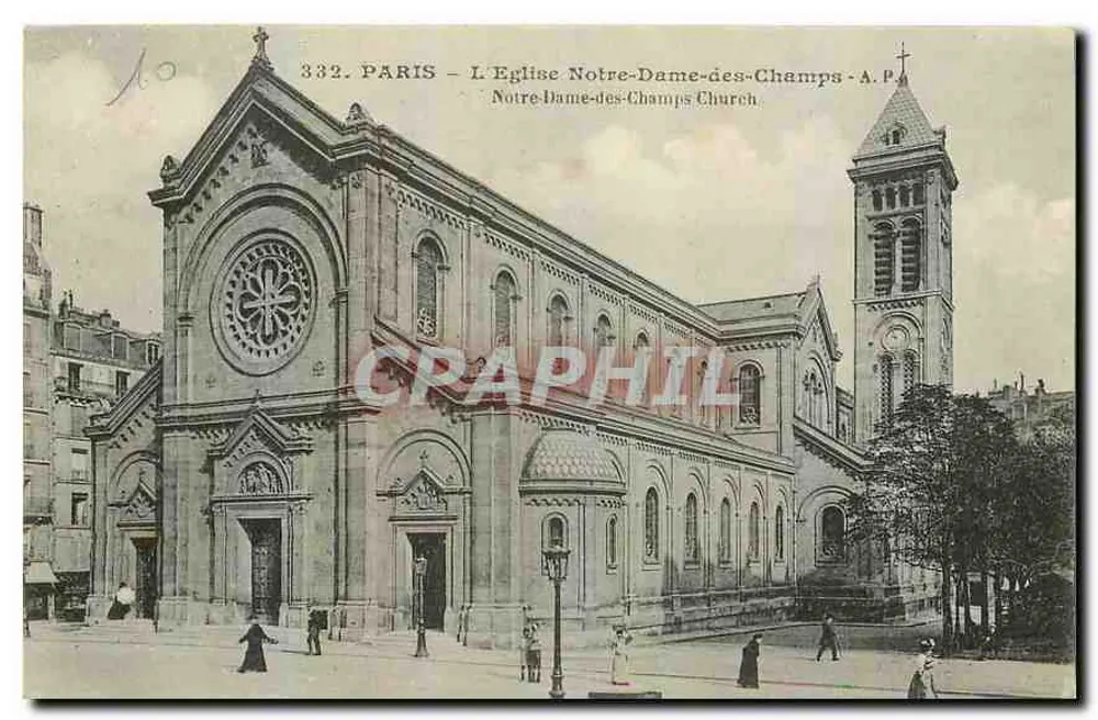Paris - L'Église Notre-Dame-des-Champs - A.P. 332 - Recto